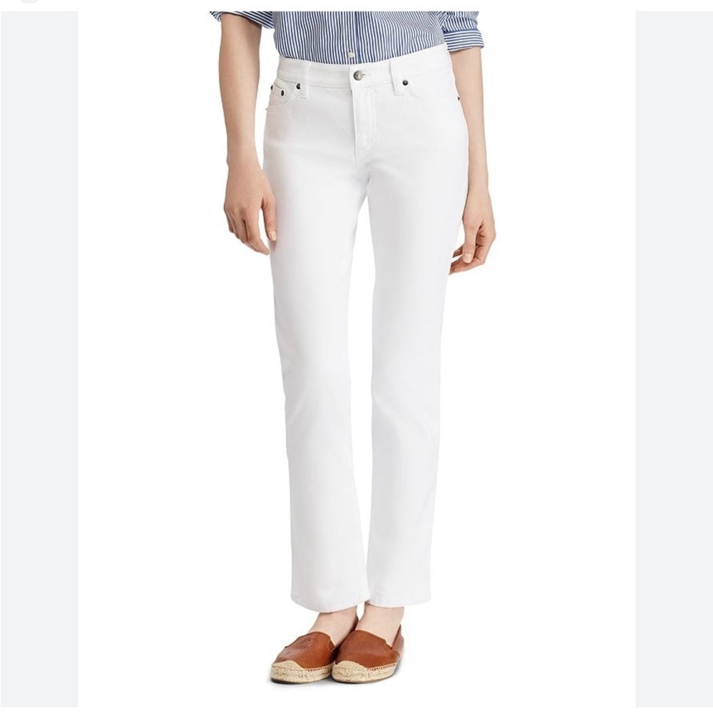 Lauren Ralph Lauren Denim Straight Pants Size 14